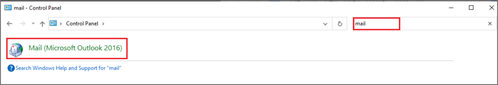 Select the email app that appears in the results.