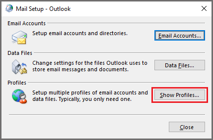 outlook mail setup