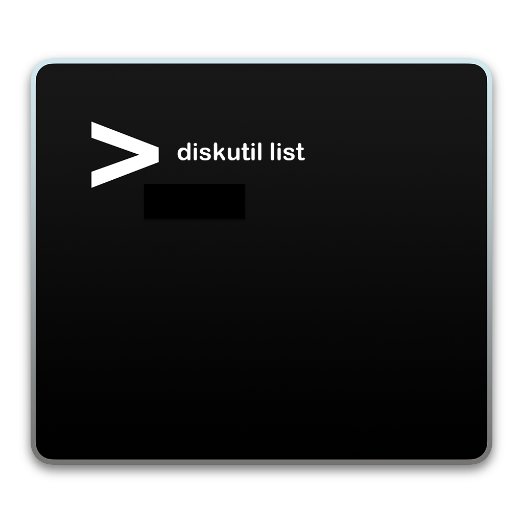 Mac-Terminal-lis-disk