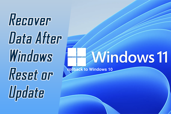 recover data after Windows 11 update