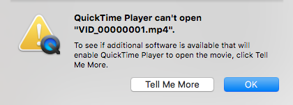 QuickTime Player Can't Open