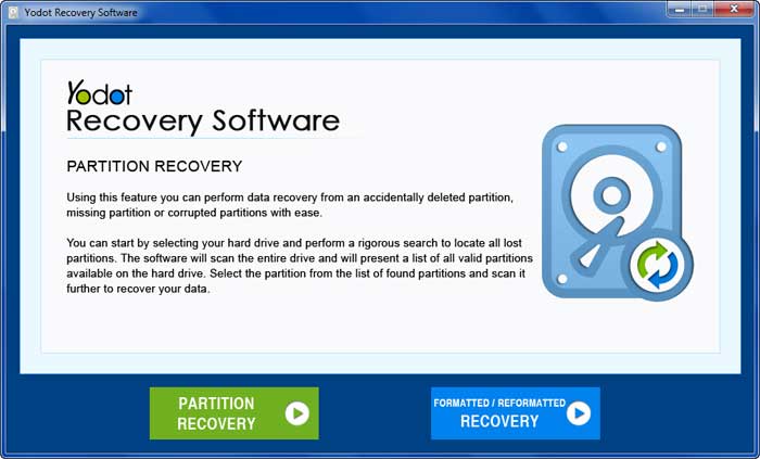 Select partition recovery to recover data from formatted ssd