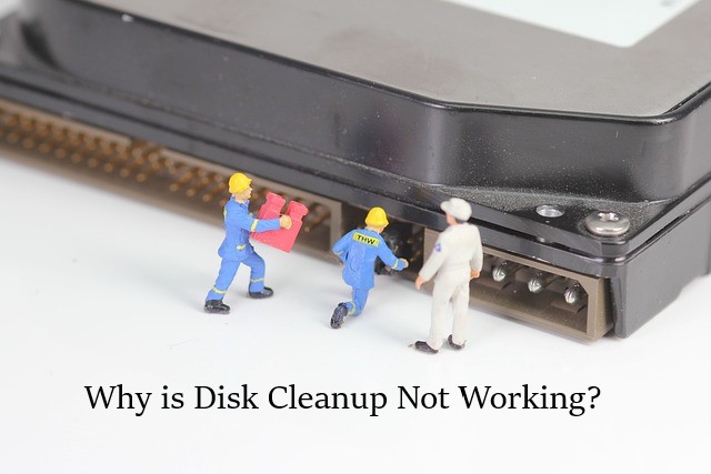 why is disk cleanup not working