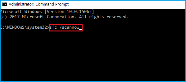 To run file scan type sfc/scannow in cmd