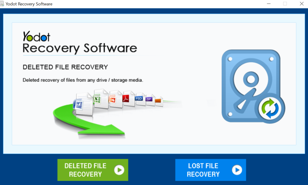 click on deleted file recovery to recover deleted files