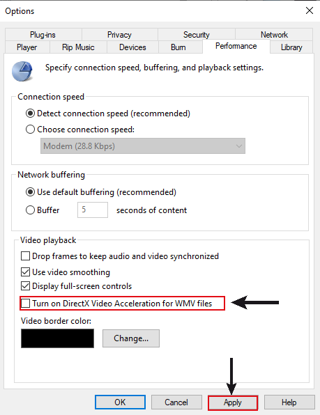 turn-off-directX-video-acceleration-for-wmv-files