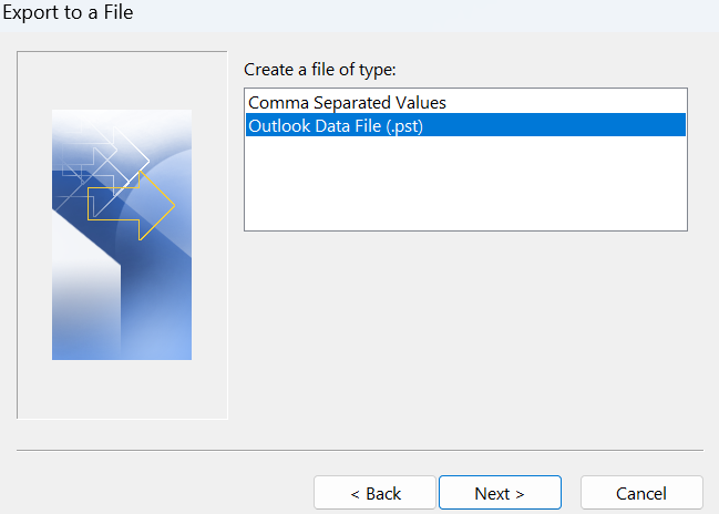export-outlook-data-file