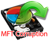 recover ntfs data after mft corruption
