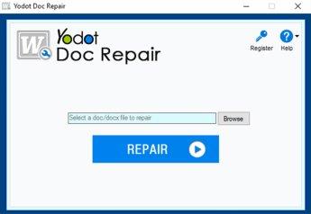 doc repair main screen