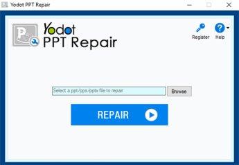 Yodot PPT Repair Software screenshot