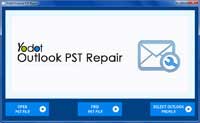 repair pst - main screen